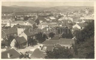 Trencsén, Trencín; Látkép zsinagógával / view with synagogue, photo