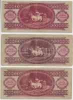 1949. 100Ft (3x) T:III,III-