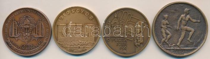 Varga Miklós (1934-) 1974. "MÉE Miskolc / V. Vándorgyűlés - Diósgyőr" Br emlékérem (42,5mm...