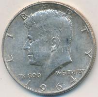 Amerikai Egyesült Államok 1964. 1/2$ Ag "Kennedy" T:2
USA 1964. 1/2 Dollar Ag "Kenne...