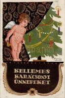 19 db RÉGI motívum képeslap, sok üdvözlő- és néhány művészlappal, vegyes minőség / 19 old motive pos...