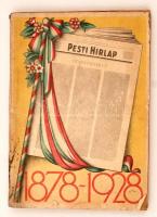 1928 Pesti Hírlap 1878-1928, kissé viseltes állapotban, pp.:142, 28x29cm