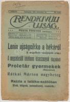 1917 Rendkivüli Ujság, Pesta Frigyes hetilapja, kissé viseltes állapotban, pp.:16, 23x16cm