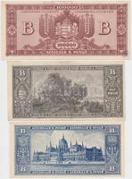 51db-os tartalmas korona, pengő, forint bankjegy tétel jobb darabokkal, közte 1920. 1000K "Orel...