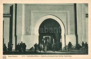 Casablanca, Entrée principale des Halles Centrales
