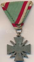 1941. "Tűzkereszt I. fokozata" fém kitüntetés mellszalaggal T:2-
Hungary 1941. "Hung...