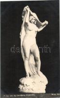 4 db RÉGI használatlan erotikus szobor motívumlap / 4 old unused erotic sculptures motive cards