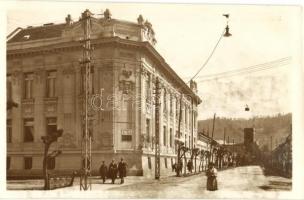 Máramarossziget, Sighetu Marmatei; az Osztrák-Magyar Bank épülete / building of the Austria-Hungarian Bank (vágott / cut)