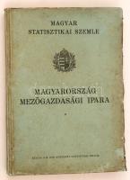1939 Magyarország mezőgazdasági ipara, Magyar Statisztikai Szemle, pp.:176, 26x19cm