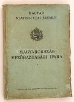 1939 Magyarország mezőgazdasági ipara, Magyar Statisztikai Szemle, pp.:176, 26x19cm