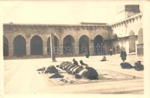 Muslim prayer, somewhere in Syria (?) non-PC photo