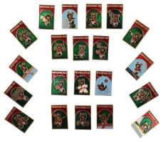 Szovjetunió 1980. "Moszkvai olimpia" 21db klf sportág Al jelvénye T:2 Soviet Union 1980. "Moscow Olympics" 21pcs of Al badges of diff sports C:XF