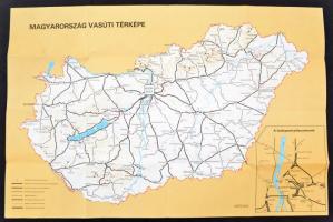 cca 1960-80 Vegyes Magyarország térkép tétel, 5db, különböző méretben és minőségben