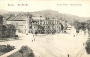 Brassó, Kronstadt, Brasov; Rezső körút, Rudolfsring / street