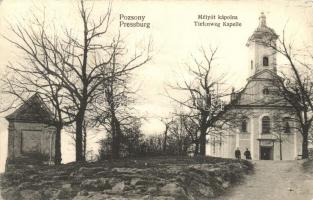 Pozsony, Mélyúti kápolna, Tiefenweg Kapelle / chapel