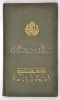 1937 A Magyar Királyság fényképes útlevele ügyvéd részére kiállítva, szép állapotban, pp.:44, 16x9cm...