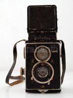 Rolleiflex Franke & Heidecke fényképezőgép Compur Carl Zeiss Tessar 1:4,5/7,5 objektívvel, tokjá...