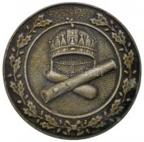 ~1935. Irányzó jelvény galvanizált rézötvözet (50mm) T:2 /  Hungary ~1935. Gunners Badge electroplated copper alloy military badge (50mm) C:XF  Sallay 45.