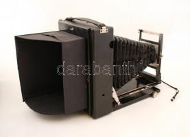 XIX. sz. vége: Ejtőlemezes kamera fényképezőgép Wollensak Rochester Extra Rapi Aplanat F:8 objektívv...