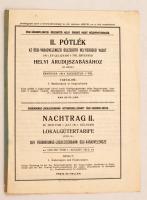 1914 Az Őssi-Váradvelenczei összekötő helyi érdekű vasút részvénytársaság, II. pótlék helyi árudíjszabáshoz, pp.:6, 26x20cm