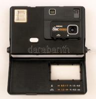 Eastman Kodak Disc 6000 típusú, disccel működő fényképezőgép, kamera, 1:2,8/12,5 mm objektívvel, két...
