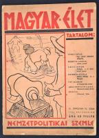 1941-44 Magyar Élet, Nemzetpolitikai Szemle, 3 szám, különböző minőségben