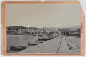 cca 1900 Vegyes keményhátú fotó tétel, 4db benne Mai Manó is, különböző mértékben és mnőségben