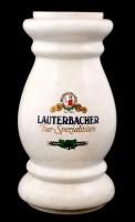 Lauterbacher porcelán sörcsaptest, matricás, jelzés nélkül, kopásnyomokkal, m: 36,5 cm