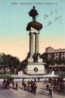 Torino, Turin; Monumento a Vittorio Emanuele II / statue of Victor Emmanuel II of Italy