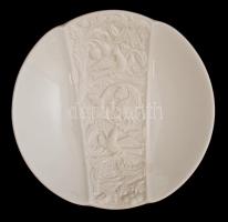 Rosenthal tálka,  biscuit madaras mintával, porcelán, jelzett, hibátlan, d:15cm