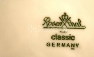 Rosenthal tálka,  biscuit madaras mintával, porcelán, jelzett, hibátlan, d:15cm