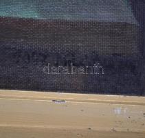 Molnár Bertalan (1933-): Virágcsendélet. Olaj, farost, keretben, 60×80 cm