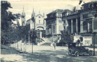Madrid, Museo del Prado / Art museum, automobile, from postcard booklet