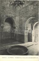 Granada, Alhambra; Interior de la Sala de los Abencerrajes / Hall of Abencerrajes, interior view