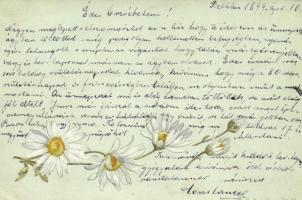 1899 Flowers; F.P.S.i.G. No. 80., Emb. (EK)
