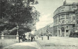 Fiume, Piazza Ürmény e Via Lido / square