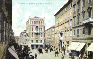 Trieste, Piazza Barriera vecchia / square with shops