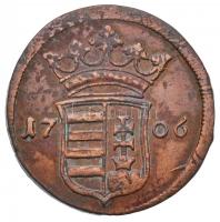 1706. X Poltura "II. Rákóczi Ferenc" (7,23g) T:2,2- 
Hungary 1706. X Poltura "Franci...