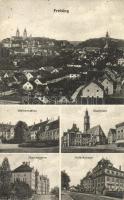 Freising, Weihenstefan, Stadtplatz, Jagerkaserne, Hofbrauhaus / square, barracks, brewery (EK)