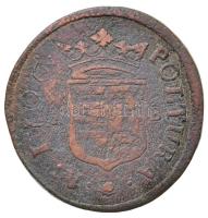 1706KB Rézpoltúra "II. Rákóczi Ferenc" (2,66g) T:2,2-
Hungary 1706. Poltura "Francis...