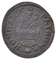 1707C-M Rézpoltúra "II. Rákóczi Ferenc" (2,6g) T:2- Hungary 1707C-M Poltura "Francis II Rákóczi" Kremnitz (2,6g) C:VF Huszár: 1552., Unger II.: 1139.d