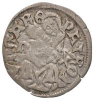 1482-1490. Denár Ag "I. Mátyás" (0.44g) T:2- kis rep. Huszár: 720., Unger I.: 566.i