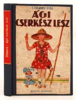 Tábori Pál: Ági cserkész lesz. Vidám kis regény lányoknak és fiúknak. Biczó András rajzaival. 2. kiadás.  Bp., 1929, Dante. 75 p. Későbbi egészvászon-kötésben, az eredeti borító felragasztva.