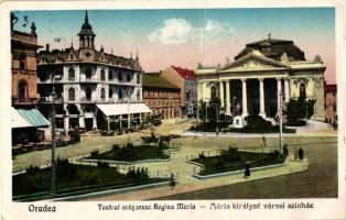 Nagyvárad, Oradea; Mária királyné városi színház / theater (Rb)