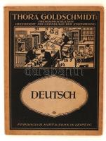 Goldschmidt, Thora: Bildertafeln für den Unterricht im Deutschen. Leipzig, 1926, Ferdinand Hirt &amp; Sohn. Papírkötésben, jó állapotban.