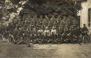 1914 Vipiteno, Sterzing am Brennerbahn (Tirol) K.u.K. Eisenbahn-Sicherheitsabteilung, group photo