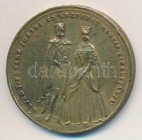 1892. "I. Ferenc József és Erzsébet budai koronázásának 25. évfordulójára" Br érem (20,5mm) T:2- ph.