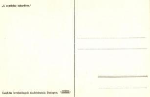 4 db RÉGI cserkészlap, Márton L szignós / 4 old Márton L. scout postcards