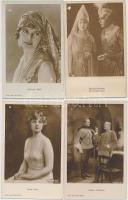 22 db külföldi színész képeslap a 20-as évekből (mindegyiken pici lyuk)