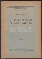 1943 Köhler Ernő: Mosószappanok és mosószerek 52p.